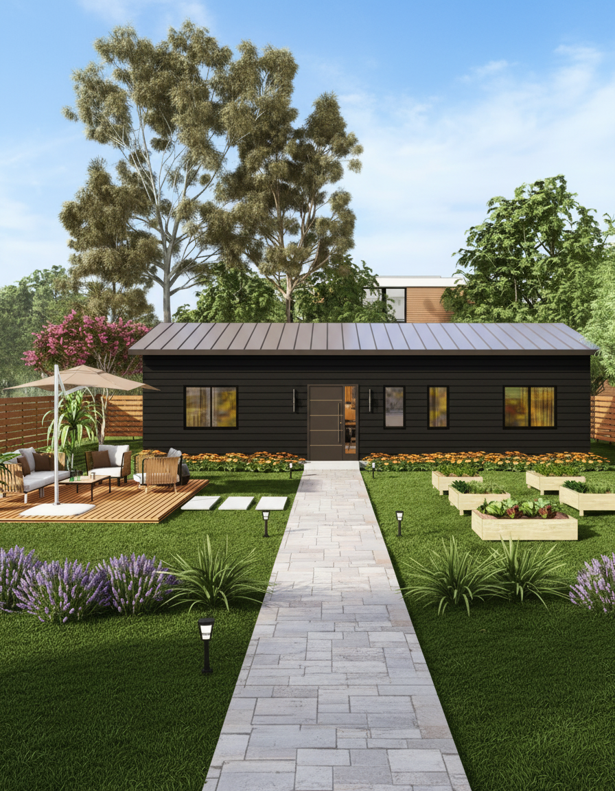 The Crest - Black exterior